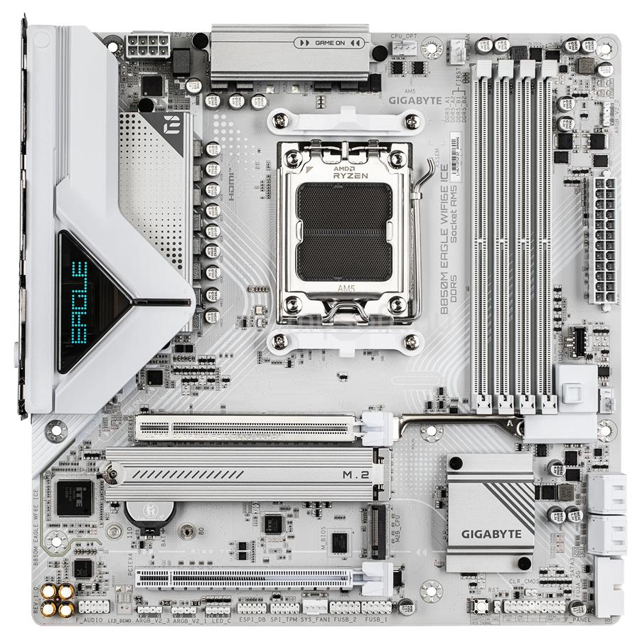 GIGABYTE alaplap B850M EAGLE WIFI6E ICE (AM5, mATX)