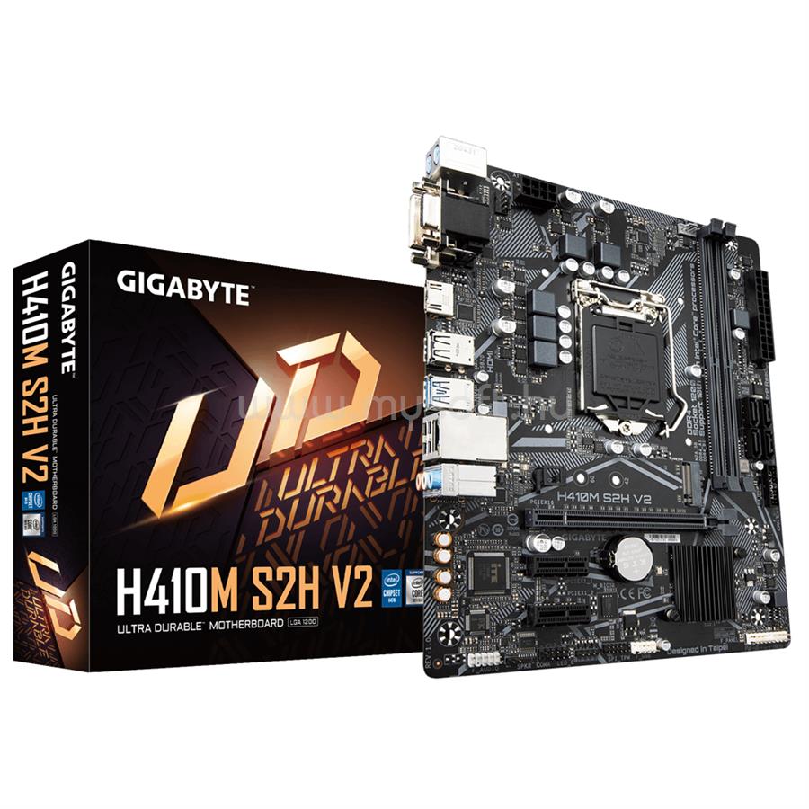GIGABYTE alaplap H410M S2H V2 (LGA1200, mATX)