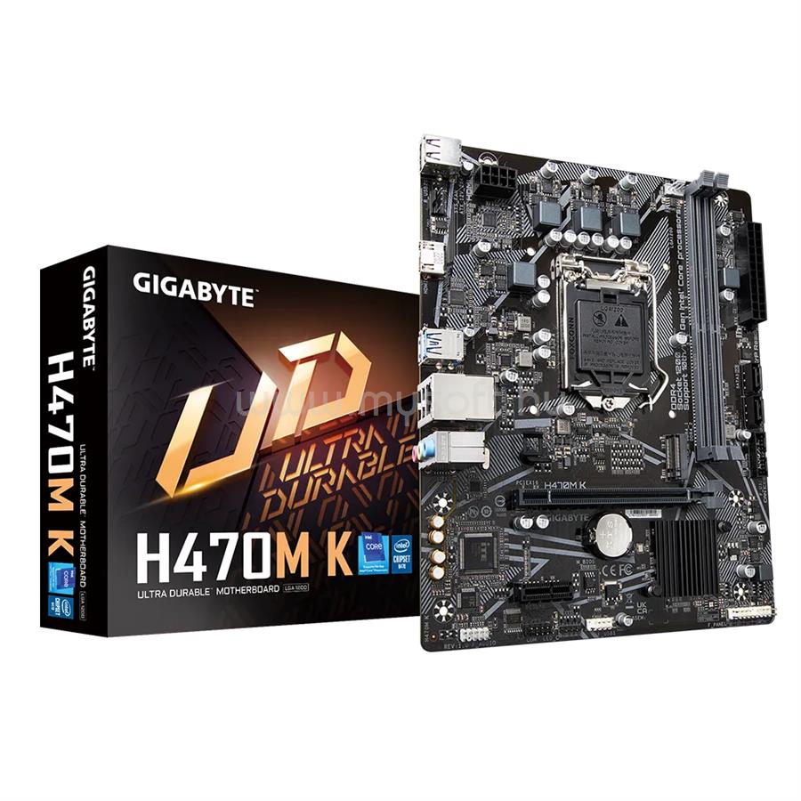 GIGABYTE alaplap H470M K (LGA1200,  mATX)