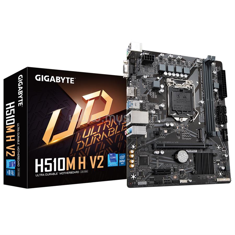 GIGABYTE alaplap H510M H V2 (LGA1200, mATX)