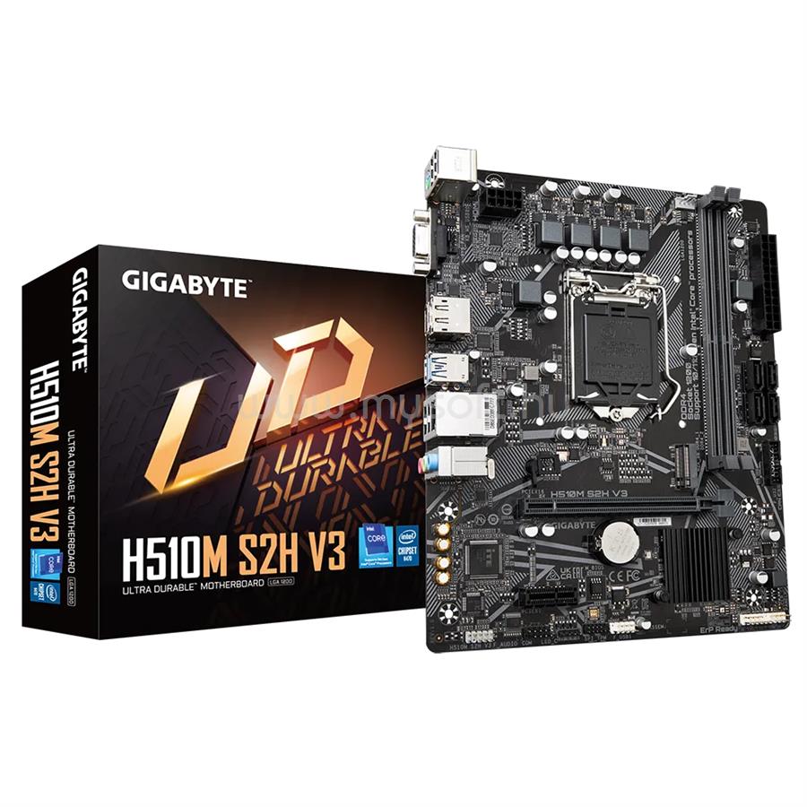 GIGABYTE alaplap H510M S2H V3 (LGA1200, mATX)