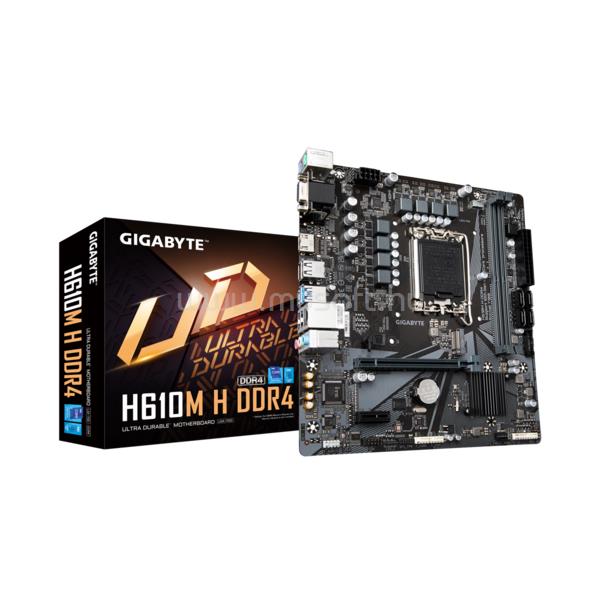 GIGABYTE alaplap H610M H DDR4 (LGA1700, mATX)