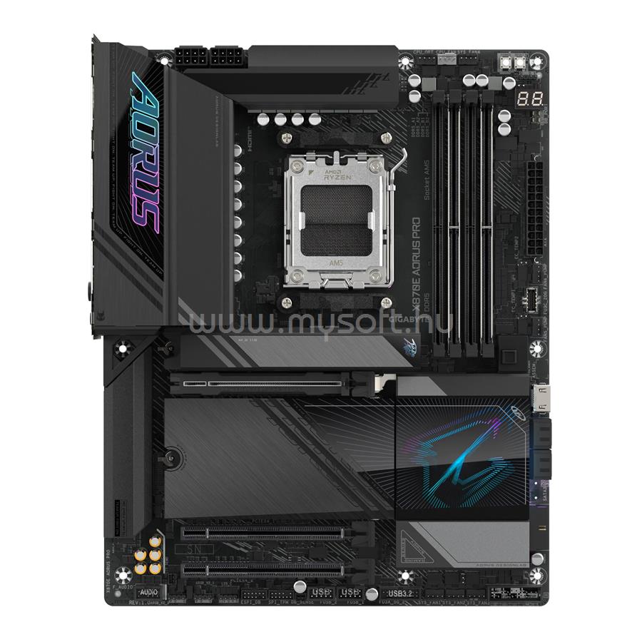 GIGABYTE alaplap X870E AORUS PRO (AM5, ATX)