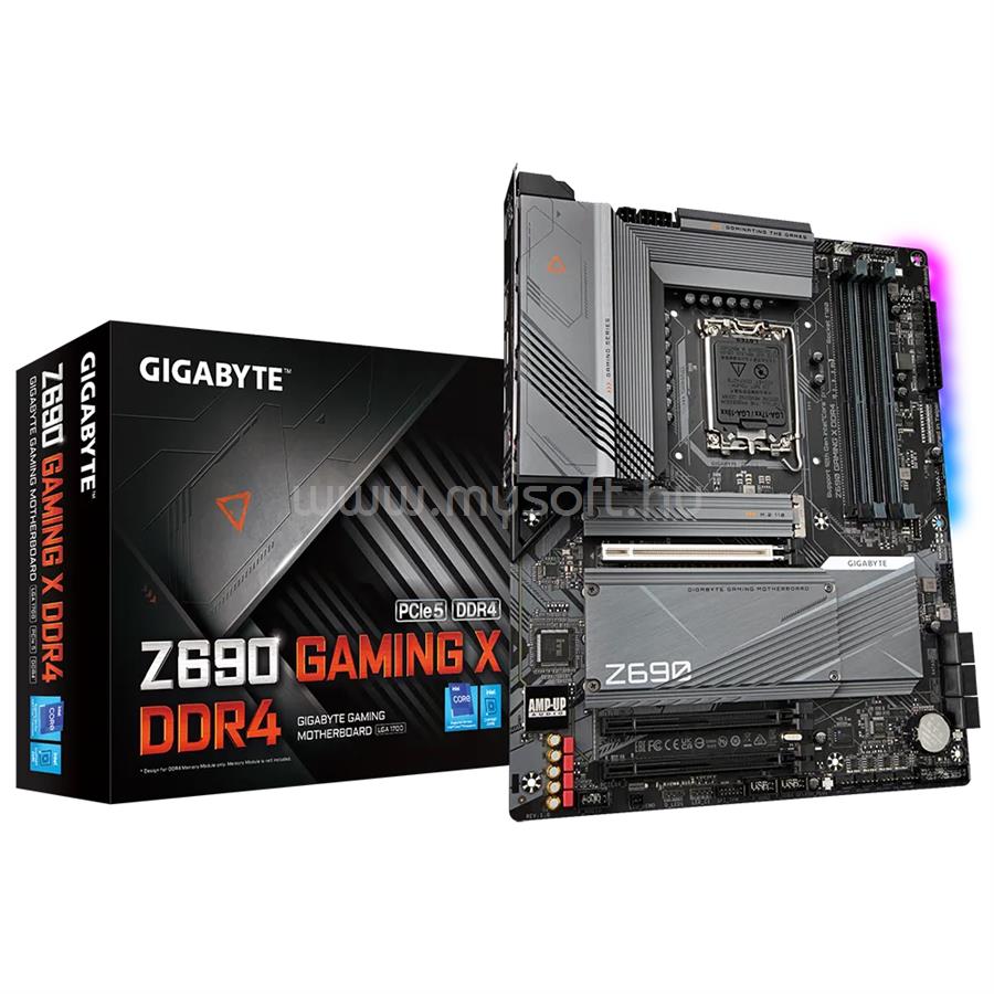GIGABYTE alaplap Z690 GAMING X DDR4 (LGA1700, ATX)