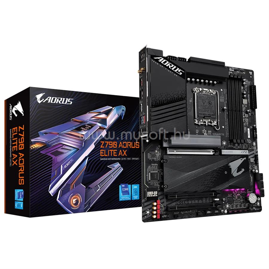 GIGABYTE alaplap Z790 AORUS ELITE AX (LGA1700, ATX)