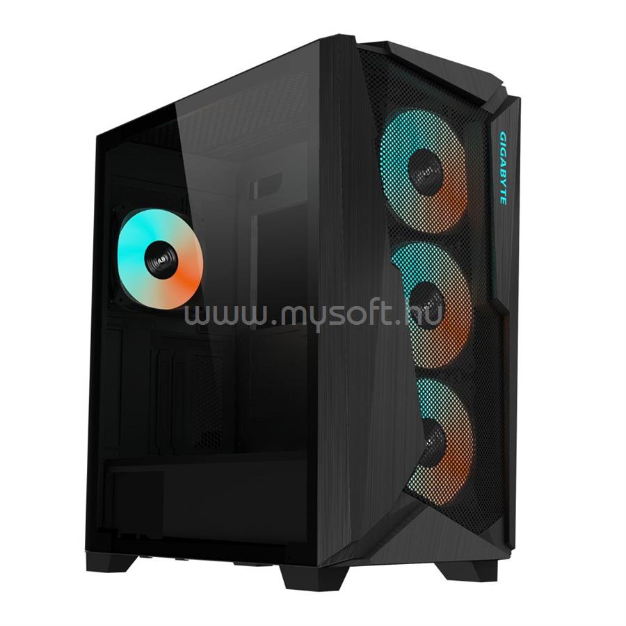 GIGABYTE C301G V2 RGB Lighting Tempered Glass Black