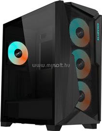 GIGABYTE Ház C301G V2, Tápegység nélkül, Fekete, Üvegfalú C301G_V2 small
