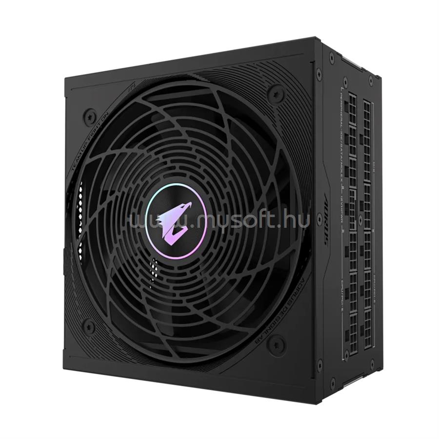 GIGABYTE tápegység AORUS ELITE 1000W moduláris Gen 5.0 80+ Platinum