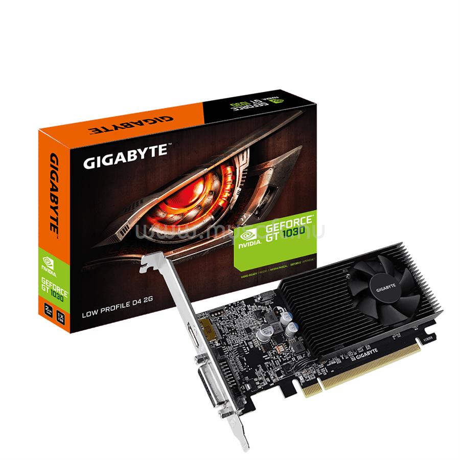 GIGABYTE Videokártya nVidia GT 1030 2GB DDR4 OC