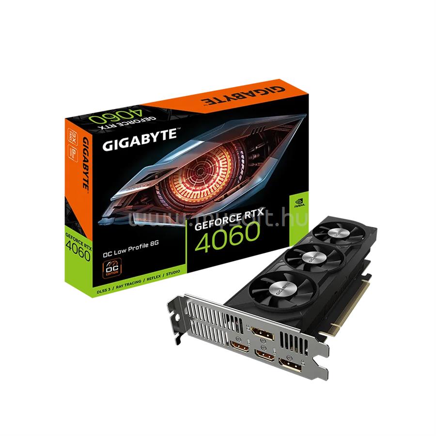 GIGABYTE Videokártya nVidia RTX 4060 8GB DDR6 OC