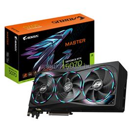 GIGABYTE Videokártya nVidia RTX 5070 MASTER  12GB DDR7 GV-N5070AORUS_M-12GD small