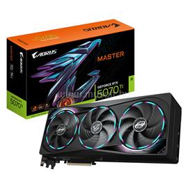 GIGABYTE Videokártya nVidia RTX 5070 Ti MASTER 16GB DDR7 GV-N507TAORUS_M-16GD small