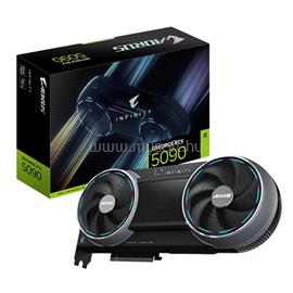 GIGABYTE Videokártya PCI-Ex16x nVIDIA RTX 5090 32GB DDR7 OC INFINITY GV-N5090AORUS_IF-32GD small