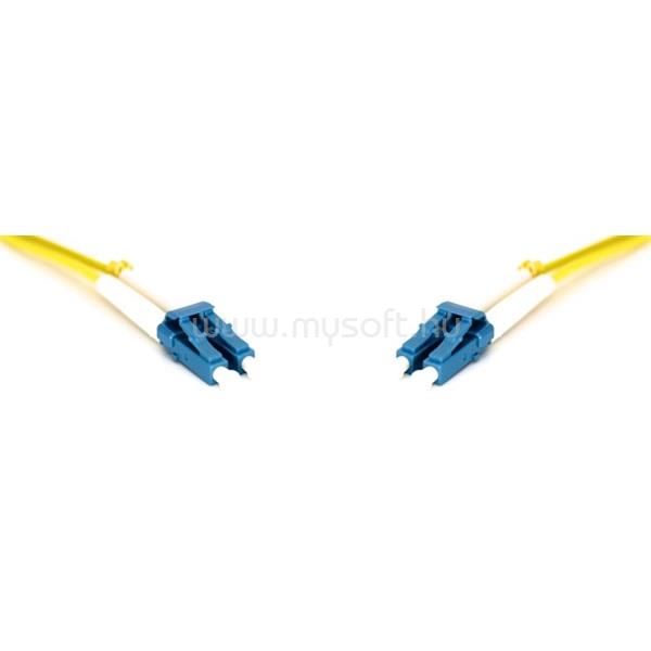 GIGALIGHT Duplex optikai patch kábel 4 x LC/UPC csatlakozóval, 3mm duplex core 9/125 LSZH, 1 m