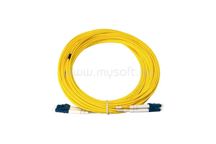 GIGALIGHT LINKEASY E2000/APC-LC/PC SM duplex patch kábel, OS2 G657.A1 fiber, LSOH 1m