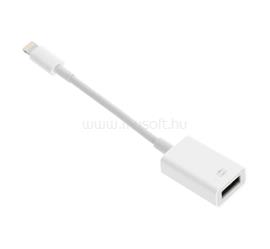 GIGAPACK iPhone 14 Plus / 14 Pro Max / 14 Pro GIGAPACK Adapter kábel USB aljzat - lightning, 10cm, FEHÉR GP-146619 small