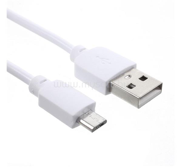 GIGAPACK GIGAPACK adatkábel USB - microUSB, 100cm, FEHÉR