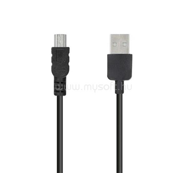 GIGAPACK GIGAPACK Adatkábel USB - miniUSB, 300cm, FEKETE