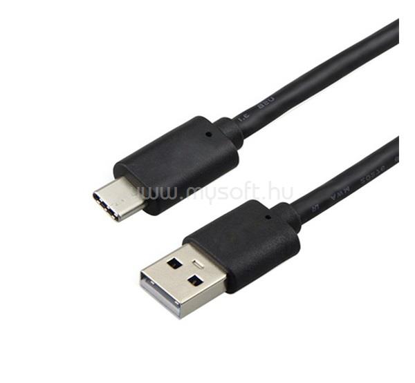 GIGAPACK GIGAPACK adatkábel USB - Type-C, 100cm, FEKETE