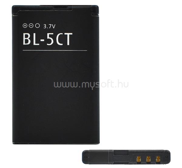 GIGAPACK Nokia C3-01.5 Touch and Type / C5-00.2 / C3-01 Touch and Type GIGAPACK Akku 1050mAh LI-ION BL-5CT kompatibilis