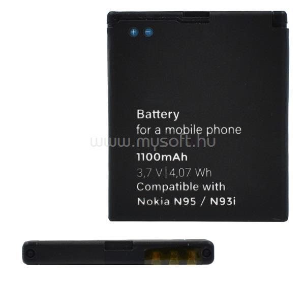 GIGAPACK Nokia 6710 Navigator / N96 / 6210 Navigator GIGAPACK Akku 1100mAh LI-ION BL-5F kompatibilis