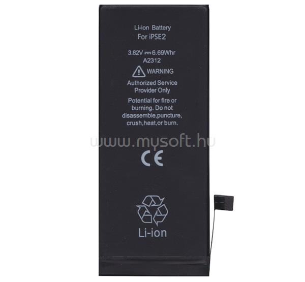GIGAPACK iPhone SE 2 (2020) GIGAPACK Akku 1821mAh LI-ION Apple A2312 kompatibilis
