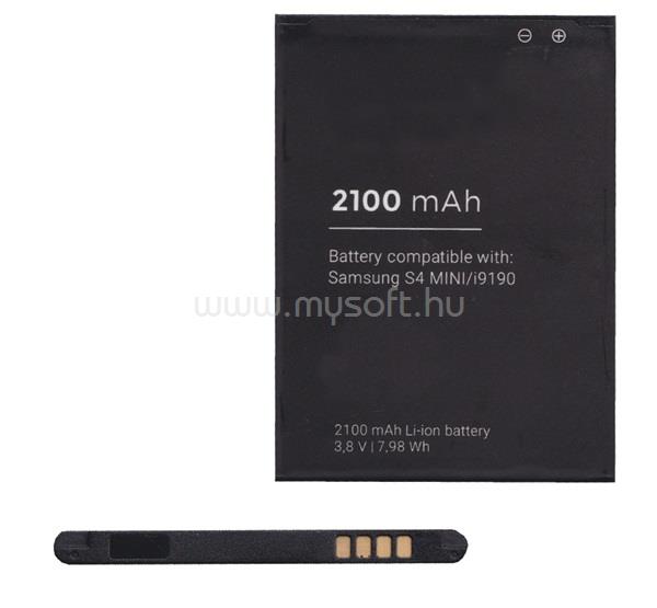 GIGAPACK Samsung S4 mini DUAL / S4 mini / S4 mini GIGAPACK Akku 2100mAh LI-ION EB-B500BEBEC kompatibilis