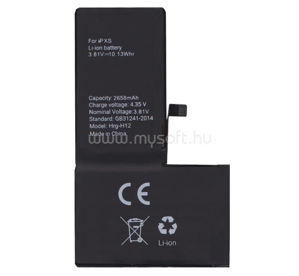 GIGAPACK iPhone XS 5.8 GIGAPACK akku 2658mAh LI-ION 616-00514 kompatibilis