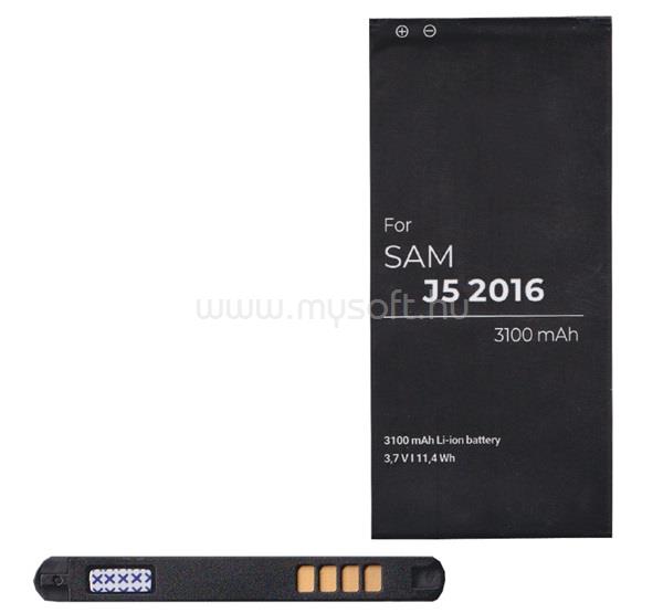 GIGAPACK Samsung J5 (2016) GIGAPACK Akku 3100mAh LI-ION EB-BJ510CBE kompatibilis