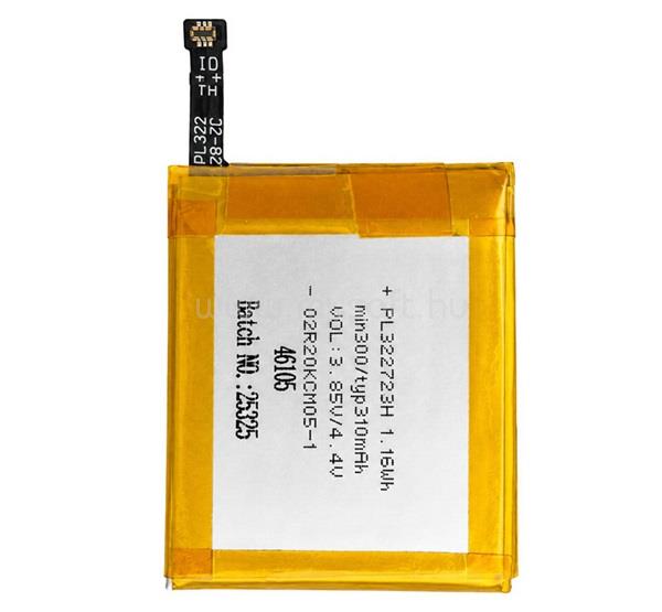GIGAPACK Amazfit Stratos 3 GIGAPACK Akku 310mAh LI-Polymer PL322728H kompatibilis