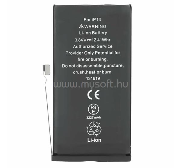 GIGAPACK iPhone 13 GIGAPACK Akku 3227mAh LI-ION Apple 616-00258 kompatibilis