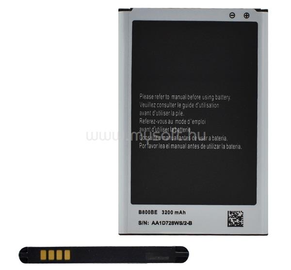 GIGAPACK Samsung Note 3 LTE / Note 3 GIGAPACK Akku 3500mAh LI-ION EB-B800BEBEC kompatibilis