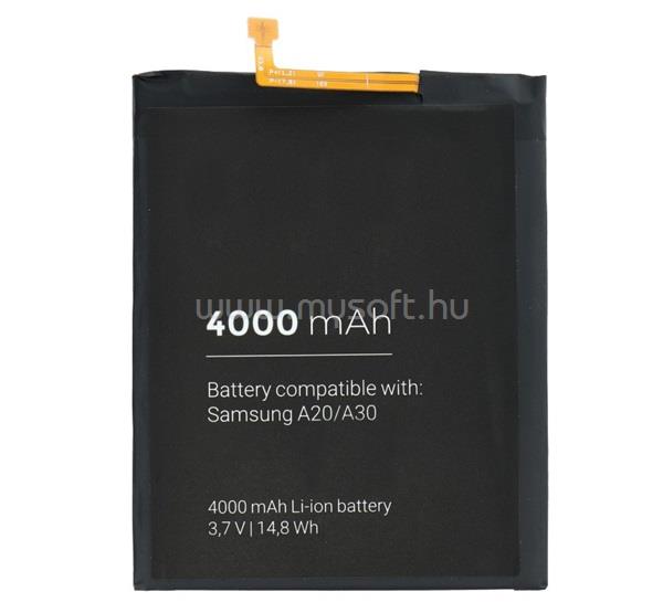 GIGAPACK Samsung A50s / A30s / A30 GIGAPACK Akku 4000mAh LI-ION EB-BA505ABU kompatibilis