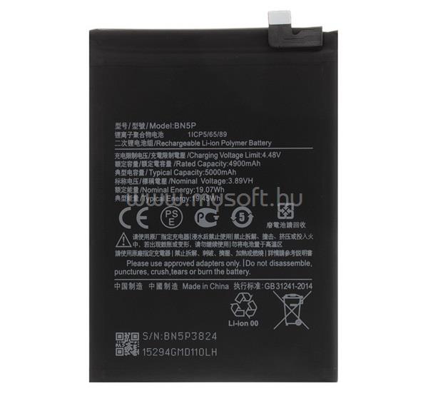 GIGAPACK Redmi 13 4G GIGAPACK Akku 5030mAh LI-ION BN5T kompatibilis