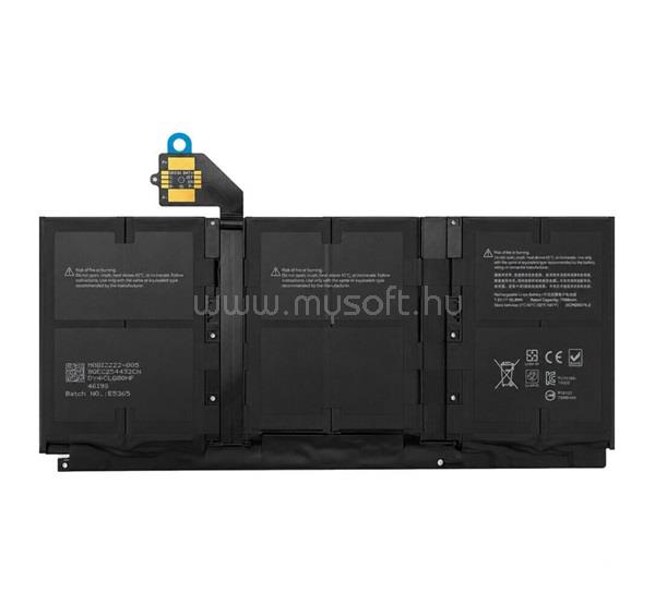 GIGAPACK GIGAPACK Akku 6000mAh Li-Polymer G3HTA052H kompatibilis Microsoft Surface Laptop 3/4/5/6 13.5"