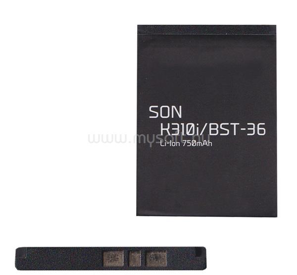 GIGAPACK Ericsson T280i / W350i / Z550i GIGAPACK Akku 750mAh LI-ION BST-36 kompatibilis