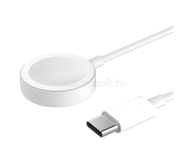GIGAPACK Apple Watch Ultra 3 49mm / Series 11 46mm GIGAPACK Asztali töltő Type-C wireless, Apple Watch töltő, FEHÉR