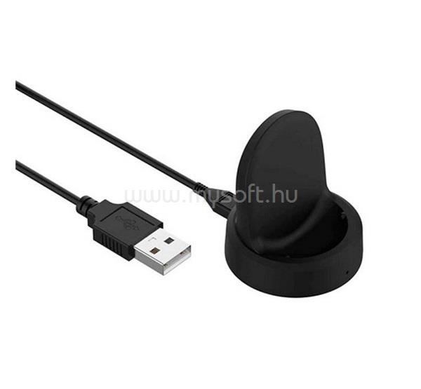 GIGAPACK Samsung Watch 6 Classic eSIM 47mm / 6 Classic 43mm / 6 44mm GIGAPACK Asztali töltő USB 100cm kábel FEKETE
