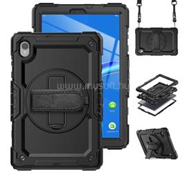 GIGAPACK Lenovo Tab M10 FHD Plus GIGAPACK Defender műanyag telefonvédő ütésállóság, 360° + kézpánt, FEKETE GP-129257 small