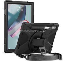 GIGAPACK Lenovo Tab P11 Pro Gen2 GIGAPACK Defender műanyag telefonvédő ütésállóság, 360° + kézpánt, FEKETE GP-138937 small