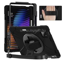 GIGAPACK Xiaomi Pad 8 Pro / Pad 8 / Pad 7 Pro GIGAPACK Defender műanyag telefonvédő ütésállóság, 360° + kézpánt, FEKETE GP-168137 small