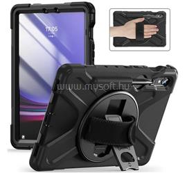 GIGAPACK Samsung Tab S10 Lite WIFI / Tab S10 Lite LTE GIGAPACK Defender műanyag telefonvédő ütésállóság, vállpánt, FEKETE GP-152730 small