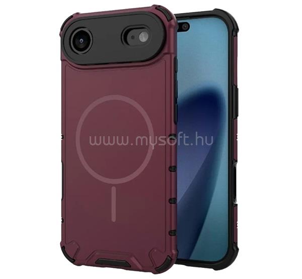 GIGAPACK iPhone Air GIGAPACK Defender műanyag telefonvédő ütésállóság, MagSafe, LILA