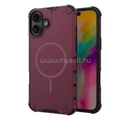 GIGAPACK iPhone 16 GIGAPACK Defender műanyag telefonvédő ütésállóság, MagSafe, LILA GP-191614 small