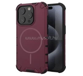 GIGAPACK iPhone 15 Pro GIGAPACK Defender műanyag telefonvédő ütésállóság, MagSafe, LILA GP-191615 small