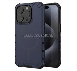 GIGAPACK iPhone 15 Pro GIGAPACK Defender műanyag telefonvédő ütésállóság, MagSafe, SÖTÉTKÉK GP-191630 small