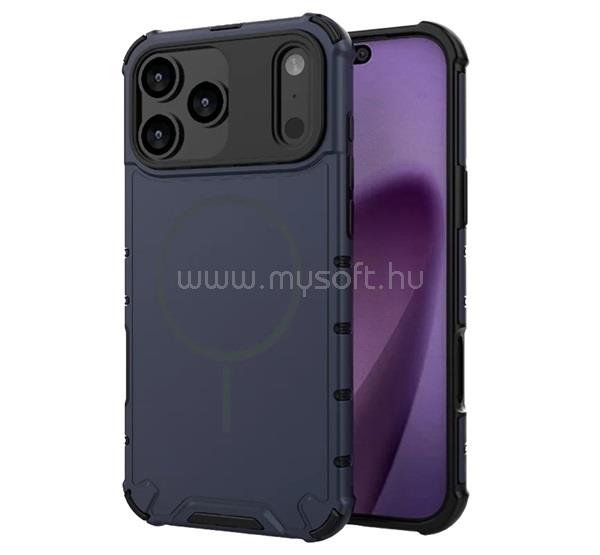 GIGAPACK iPhone 18 Pro / 17 Pro GIGAPACK Defender műanyag telefonvédő ütésállóság, MagSafe, SÖTÉTKÉK