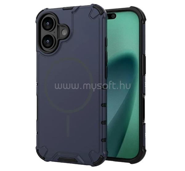 GIGAPACK iPhone 17 GIGAPACK Defender műanyag telefonvédő ütésállóság, MagSafe, SÖTÉTKÉK