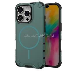 GIGAPACK iPhone 16 Pro GIGAPACK Defender műanyag telefonvédő ütésállóság, MagSafe, SÖTÉTZÖLD GP-191654 small