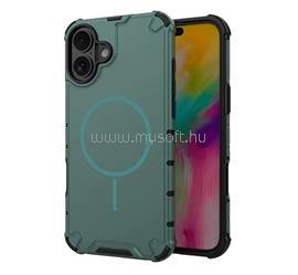 GIGAPACK iPhone 16 GIGAPACK Defender műanyag telefonvédő ütésállóság, MagSafe, SÖTÉTZÖLD GP-191656 small